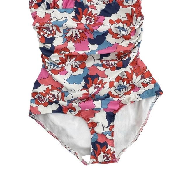 Modcloth x Barbie You're Such A Doll One Piece Swimsuit Floral Swimwear - Picture 3 of 11